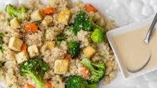 Quinoa Grain Bowl with Sesame-Ginger Dressing