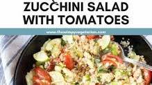 Quinoa Salad with Zucchini and Tomatoes