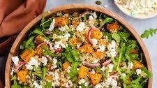 Quinoa salad with pumpkin