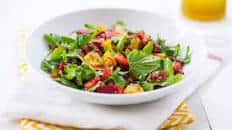 Rainbow Quinoa Salad with Honey Citrus Vinaigrette
