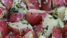 Red Bliss Potatoes with Ginger, Garlic Parsley