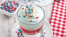Red, White, and Blue Jello Parfaits