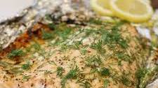 Roasted Lemon Dill Salmon with Creamy Dill Sauce