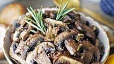 Roasted Lemon Garlic Mushrooms