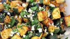 Roasted Mexican Zucchini