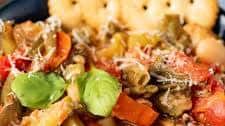 Roasted Vegetable Minestrone Soup