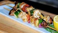 Rosemary Grilled Pork Skewers