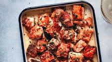 Salmon Bites with Garlic Butter