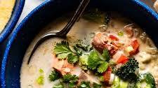 Salmon Coconut Soup Recipe