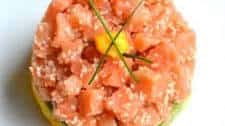 Salmon Tartare with Avocado & Mango