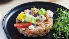 Salmon Tartare with Grapefruit and Dill