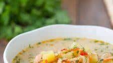 Salmon and Potato Soup