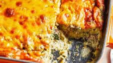 Sausage and Spinach Breakfast Strata