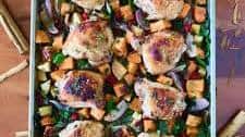 Sheet Pan Apple Cinnamon Chicken