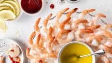 Shrimp Cocktail with Garlic Butter