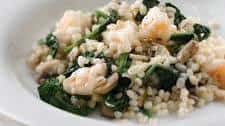 Shrimp, Spinach & Mushroom Barley