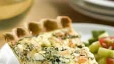 Shrimp & Spinach Quiche