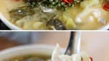 Sichuan Fish Soup with Pickled Mustard Greens - Suan Cai Yu