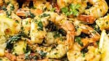 Sizzling Garlic Prawns