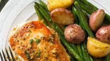 Skillet Chicken with Garlic Herb Butter Sauce