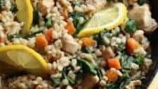 Skillet Lemon Chicken with Barley