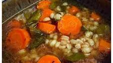 Slow Cooker Beef Barley Soup