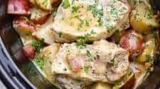 Slow Cooker Creamy Ranch Pork Chops