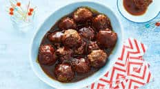Slow Cooker Mini BBQ Meatballs
