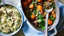Slow cooker cumin, carrot and lamb tagine