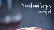 Smoked Lamb Burgers Recipe