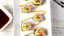 Smoked Salmon Sushi Rolls