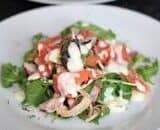 Smoked trout salad with fennel and dill