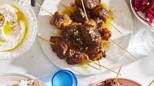 Spiced Lamb Skewers With Lemony Onions