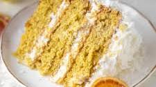 Spiced Orange Snowball Cake