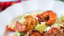 Spicy Grilled Shrimp with Quinoa Salad