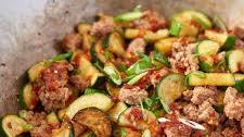Spicy Ground Pork & Zucchini Stir-Fry