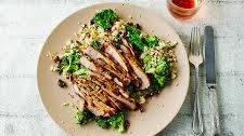 Spicy Pork Steaks & Broccoli Couscous