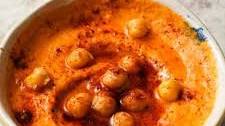 Spicy Roasted Red Pepper Hummus