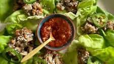 Spicy Thai Mushroom Lettuce Wraps