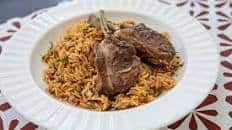 Spinach And Lamb Rice Pilaf