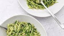 Spinach & Pea Pesto Spaghetti Pasta