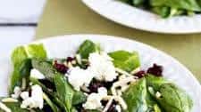 Spinach Salad with Goat Cheese