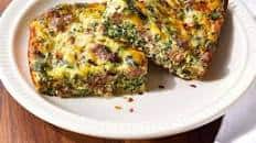 Spinach, Sausage, and Egg Casserole