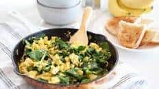 Spinach Tofu Scramble