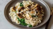 Spinach and Mushroom Risotto