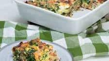 Spinach and Pork Belly Frittata