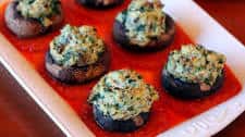 Spinach and Ricotta Stuffed Mushrooms