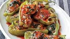 Spinach-and-Sausage-Stuffed Peppers