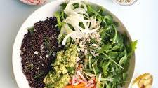 Spring Salad with Quinoa and Herbed Avocado