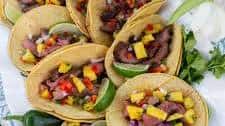 Steak Tacos with Pineapple Salsa